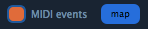Midievent button